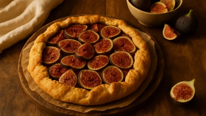 Tarte rustique aux figues