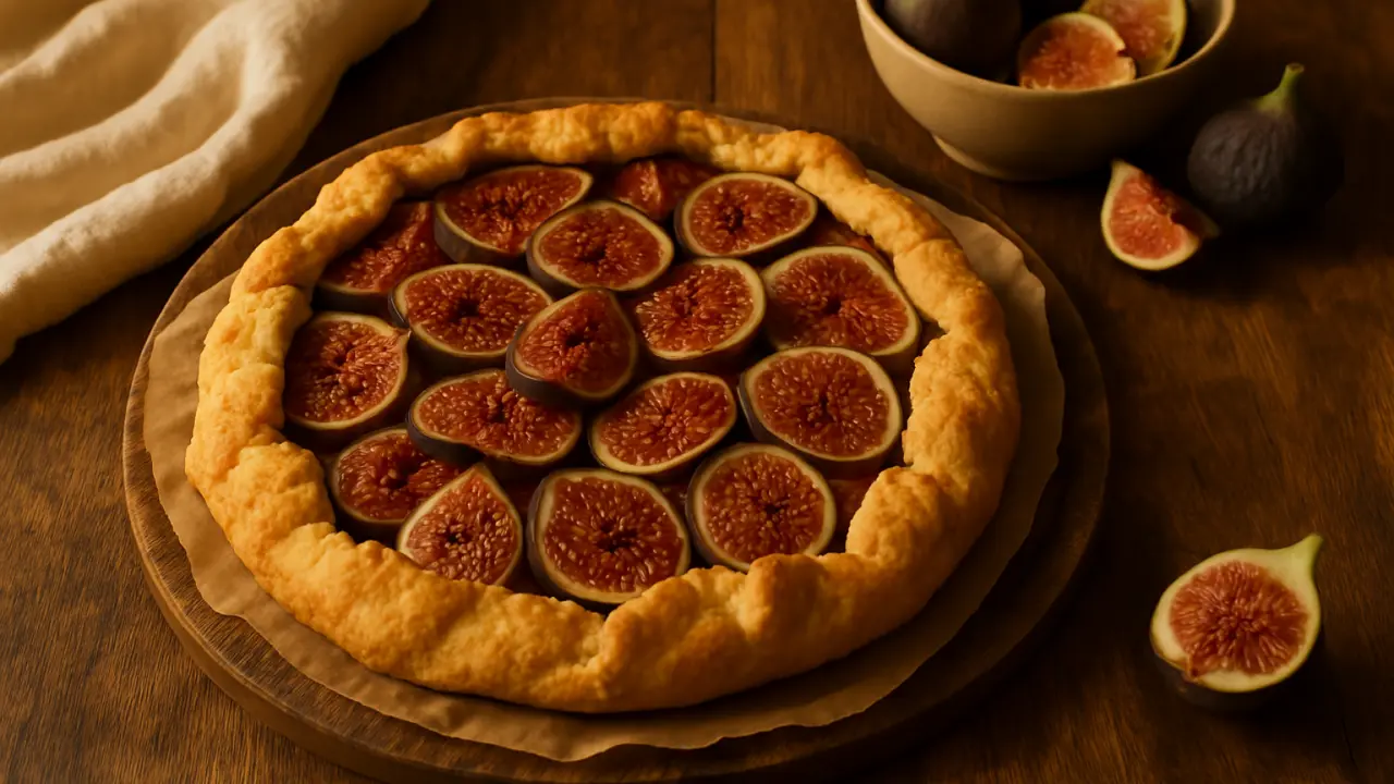 Tarte rustique aux figues